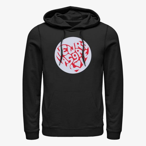 Queens Marvel Thor: Love and Thunder - Asgard Button Unisex Hoodie Black