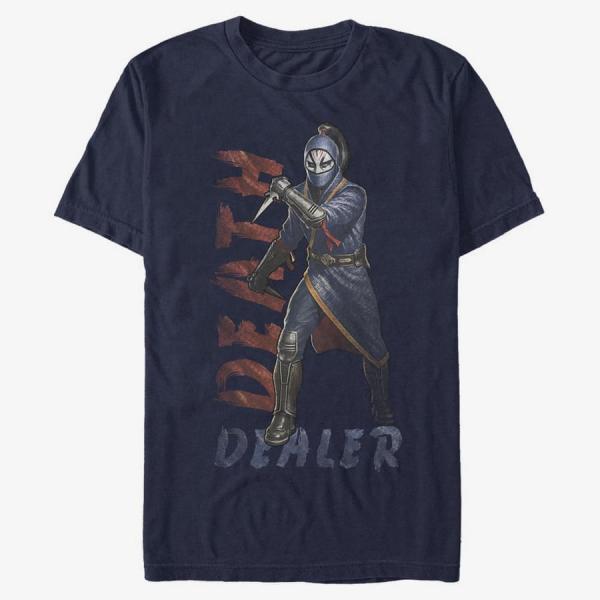 Tričko Merch Marvel Shang-Chi - Dealt Death Unisex T-Shirt Navy Blue XXL
