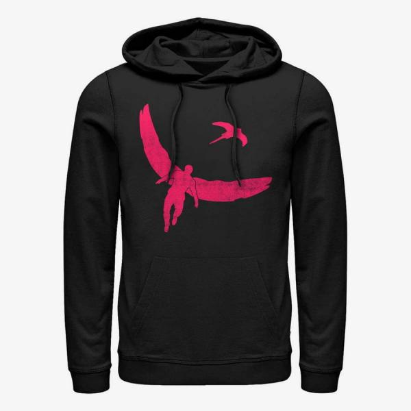 Queens Marvel The Falcon and the Winter Soldier - Falcon Redwing Unisex Hoodie Black