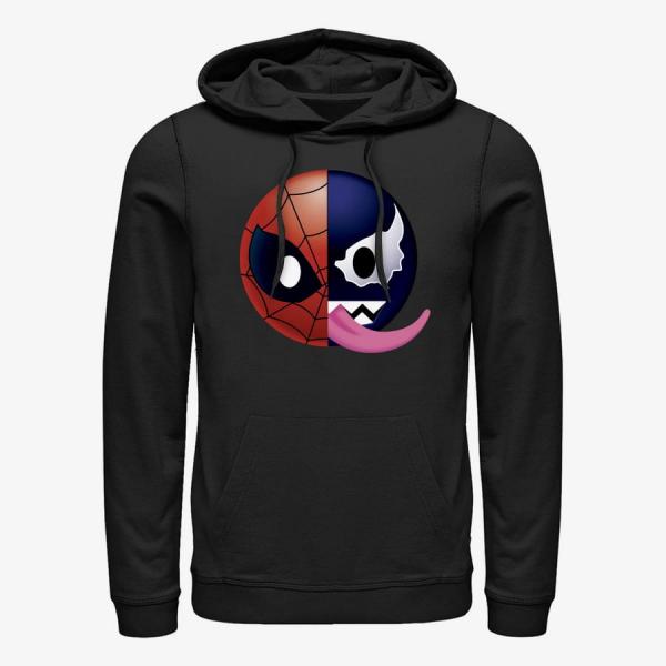 Queens Marvel Spider-Man Classic - Venoman Emoji Unisex Hoodie Black