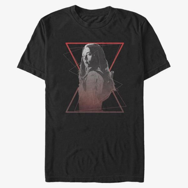Tričko Merch Marvel Black Widow - Widows Symbol Unisex T-Shirt Black S