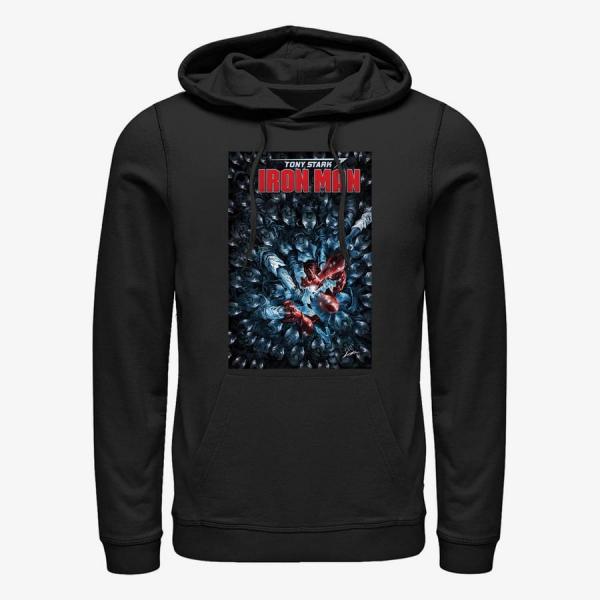 Mikina Merch Marvel Avengers Classic - Iron Man Unisex Hoodie Black M