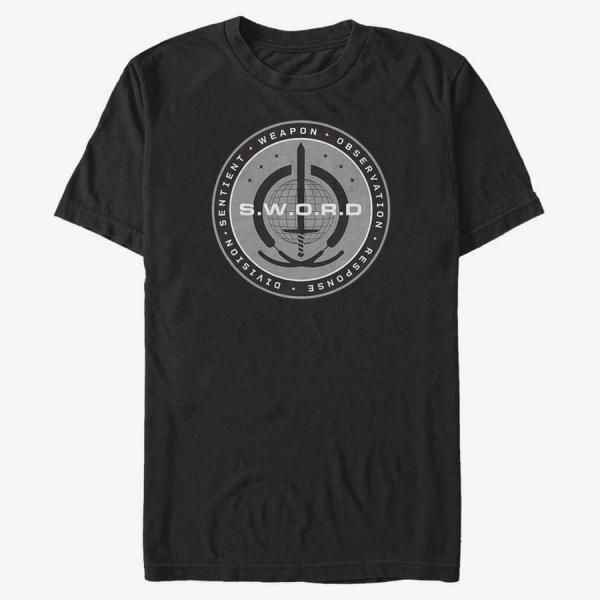 Queens Marvel WandaVision - Sword Logo Unisex T-Shirt Black