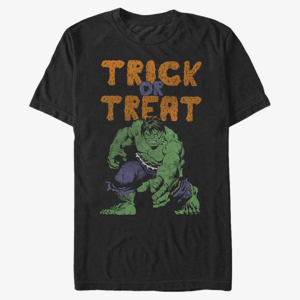 Tričko Merch Marvel Avengers Classic - Hulk Treats Unisex T-Shirt Black XXL