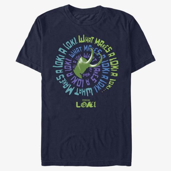 Tričko Merch Marvel Loki - So Many Times Unisex T-Shirt Navy Blue L