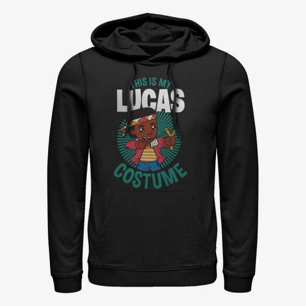 Queens Netflix Stranger Things - Lucas Costume Unisex Hoodie Black