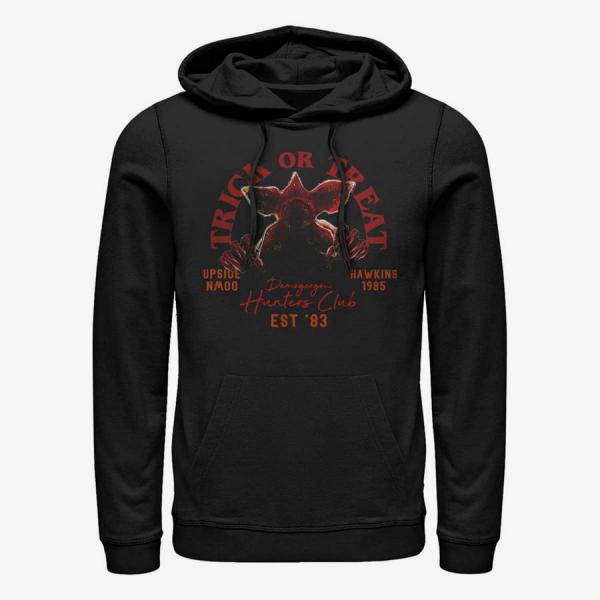 Queens Netflix Stranger Things - Trick Or Treat Hunters Unisex Hoodie Black