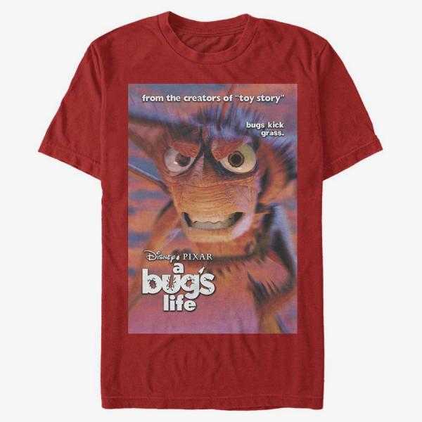Tričko Merch Pixar A Bug's Life - Hopper Poster Unisex T-Shirt Red M