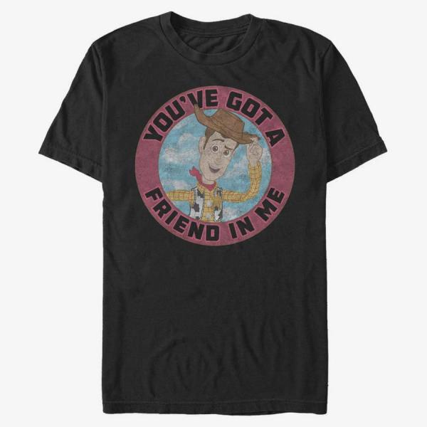Queens Pixar Toy Story - Woody Friend Unisex T-Shirt Black