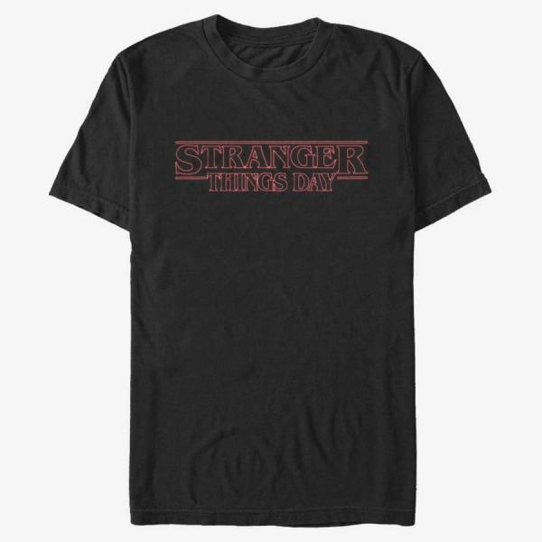 Queens Netflix Stranger Things - Stranger Things Day Unisex T-Shirt Black