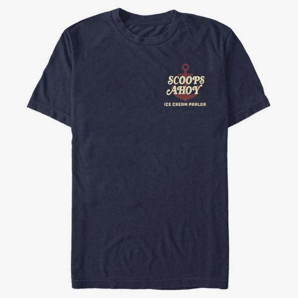 Queens Netflix Stranger Things - Ahoy Ahoy Unisex T-Shirt Navy Blue
