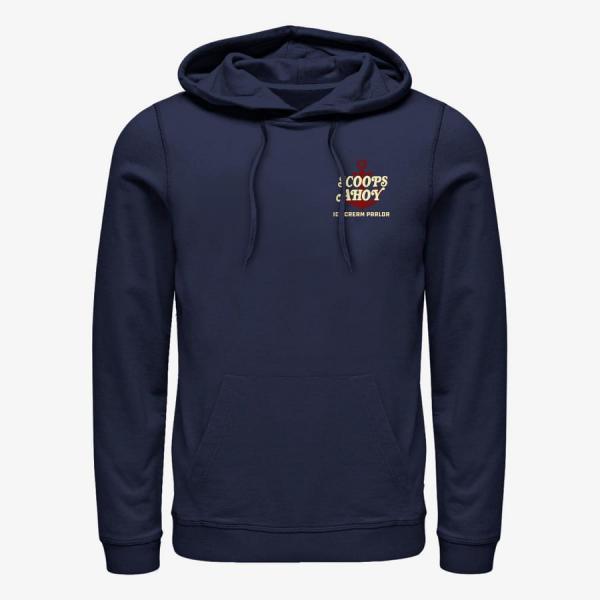 Queens Netflix Stranger Things - Ahoy Ahoy Unisex Hoodie Navy Blue