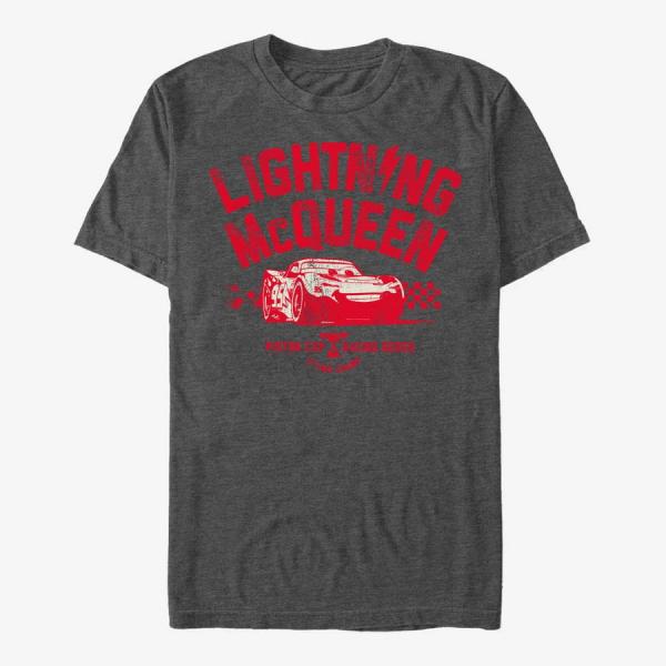 Tričko Merch Pixar Cars 3 - Piston Cup Champ Unisex T-Shirt Dark Heather Grey S