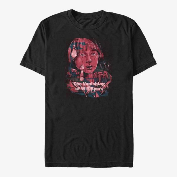 Tričko Merch Netflix Stranger Things - Will Vaninshing Unisex T-Shirt Black S