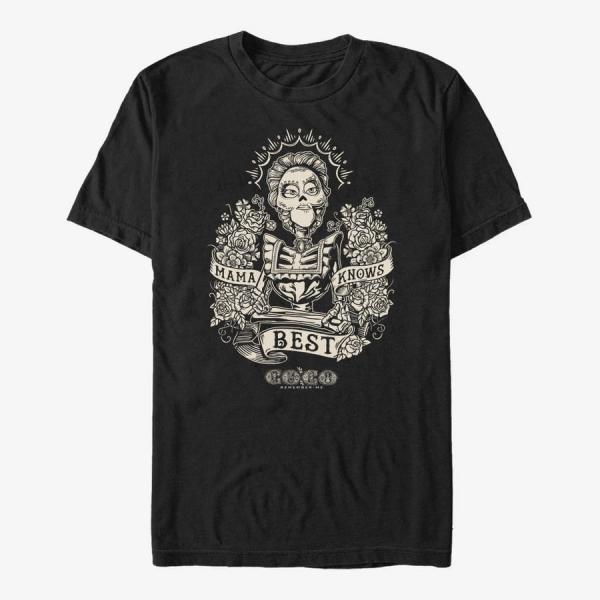 Tričko Merch Pixar Coco - Mama Knows Unisex T-Shirt Black M