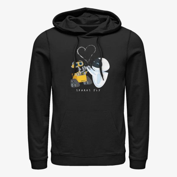 Mikina Merch Pixar Wall-E - Sparks Fly Unisex Hoodie Black L