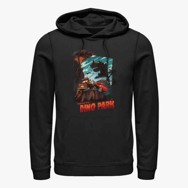 Mikina Merch Pixar Cars-Cars 2 - Dino Postcard Unisex Hoodie Black XL
