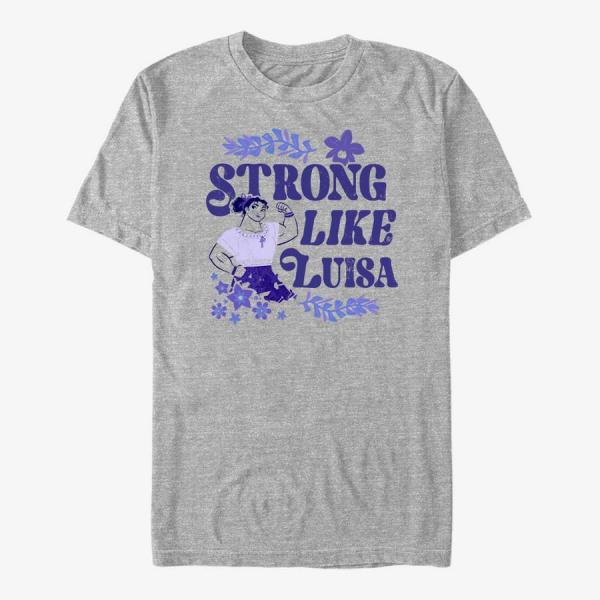 Tričko Merch Pixar Encanto - Strong Tonal Unisex T-Shirt Heather Grey S