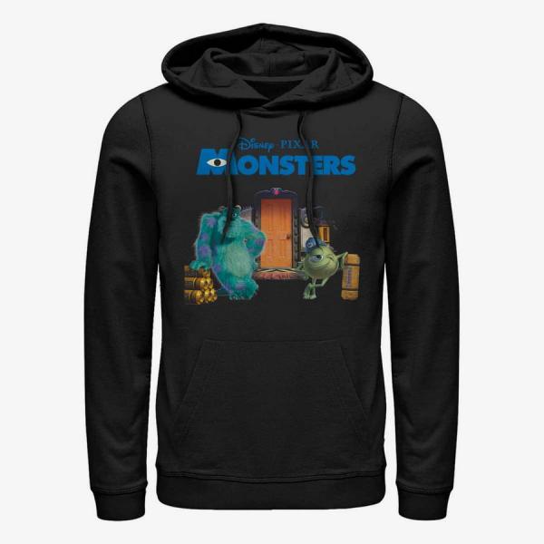 Queens Pixar Monster's Inc. - Door Scene Unisex Hoodie Black