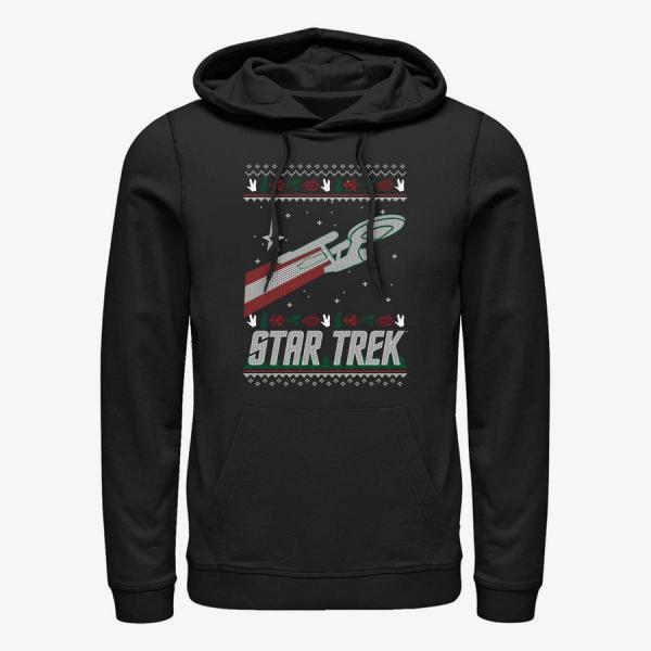 Mikina Merch Paramount Star Trek - Trek Sweater Unisex Hoodie Black XL