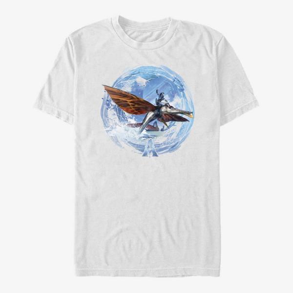 Queens Twentieth Century Fox Avatar 2 - Watercolor Lock up Unisex T-Shirt White