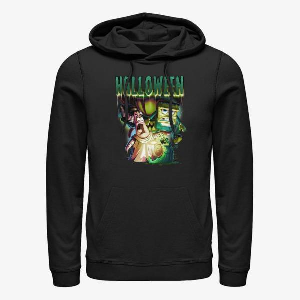 Queens Paramount SpongeBob SquarePants - Shock Halloween Unisex Hoodie Black