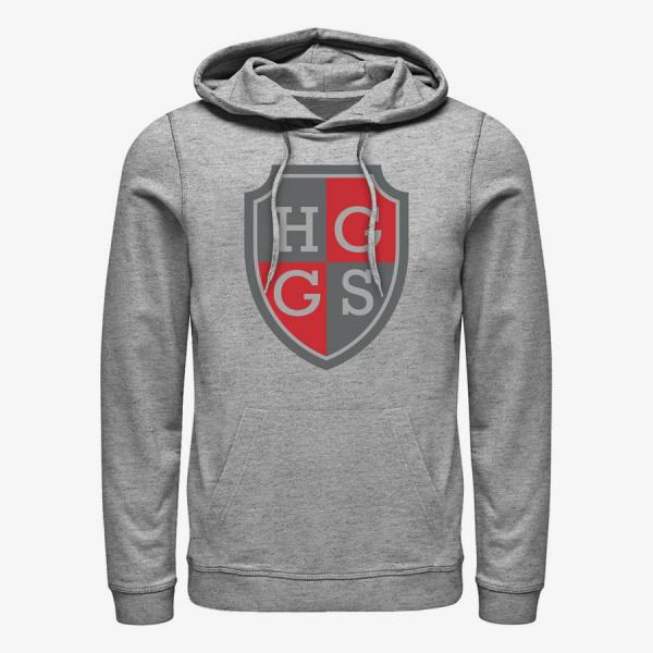 Queens Netflix Heartstopper - Harvey Greene Crest Unisex Hoodie Heather Grey