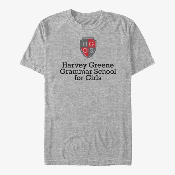 Queens Netflix Heartstopper - Harvey Green Grammar Unisex T-Shirt Heather Grey