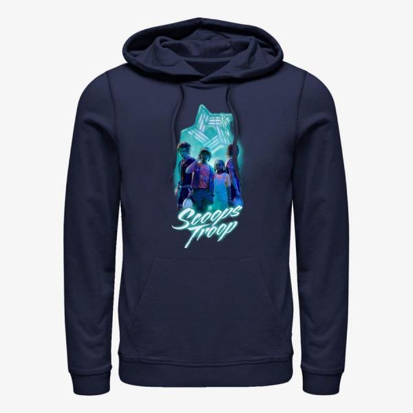 Queens Netflix Stranger Things - Scoops Troop Unisex Hoodie Navy Blue