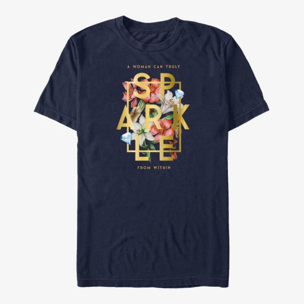 Queens Netflix Bridgerton - Sparkle From Within Unisex T-Shirt Navy Blue