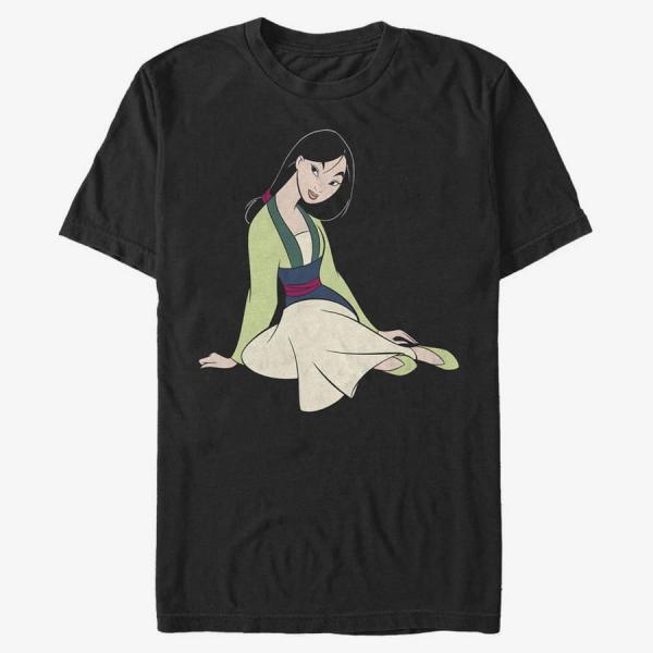 Queens Pixar Mulan - Large Format Mulan Unisex T-Shirt Black