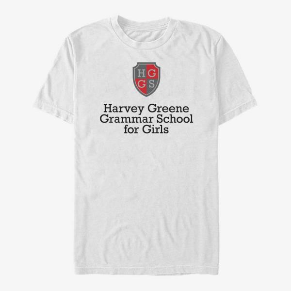 Tričko Merch Netflix Heartstopper - Harvey Green Grammar Unisex T-Shirt White M