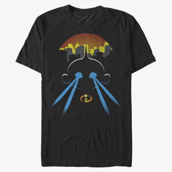 Tričko Merch Pixar Incredibles 2 - Lazer Eyes Unisex T-Shirt Black S