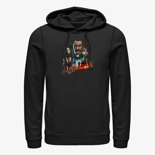 Mikina Merch Netflix Midnight Mass - KEYART Unisex Hoodie Black S