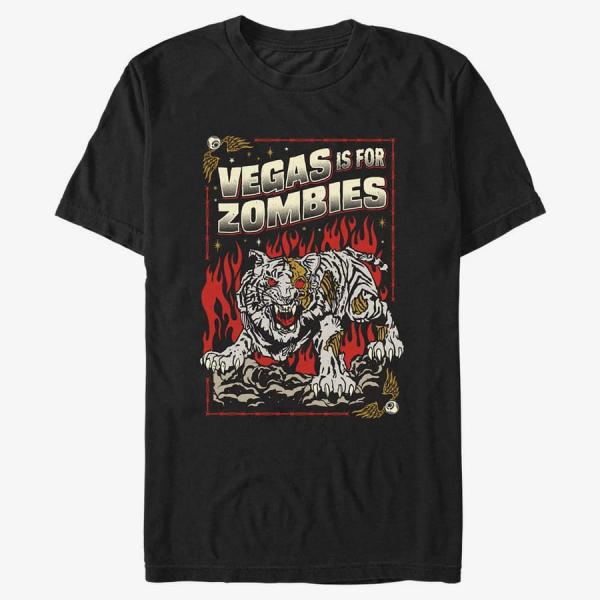 Tričko Merch Netflix Army Of The Dead - Zombie Tiger Poster Unisex T-Shirt Black S