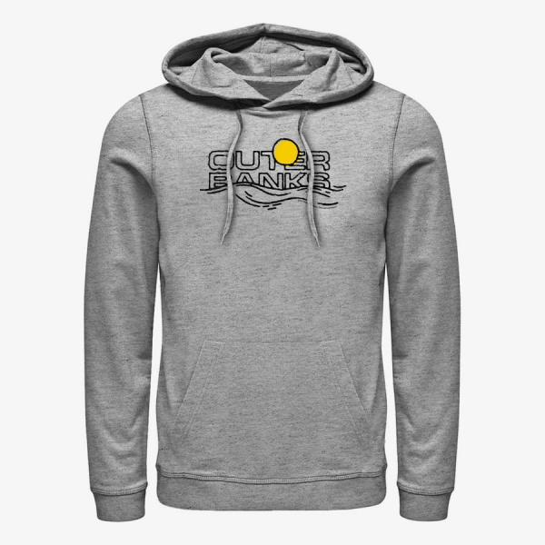 Queens Netflix Outer Banks - Title on Horizon Unisex Hoodie Heather Grey