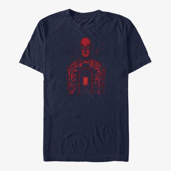 Queens Netflix Stranger Things - VECNA Door Unisex T-Shirt Navy Blue