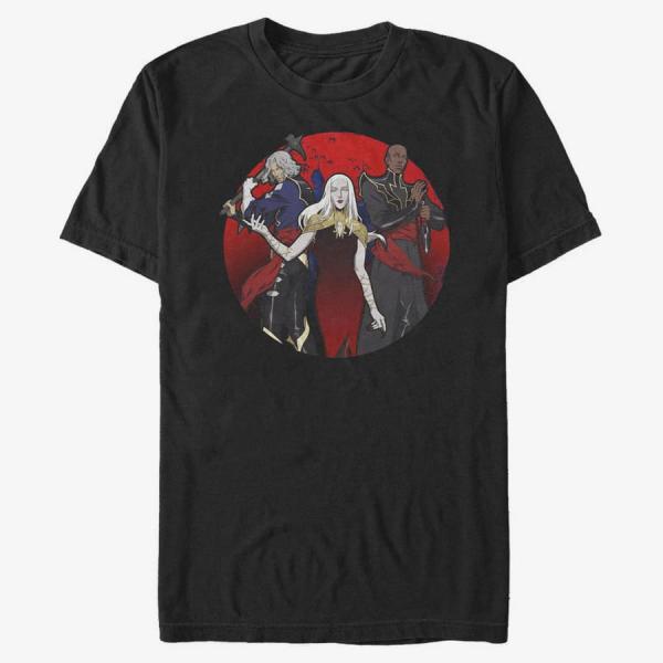 Queens Netflix Castlevania - Carmilla Group Unisex T-Shirt Black
