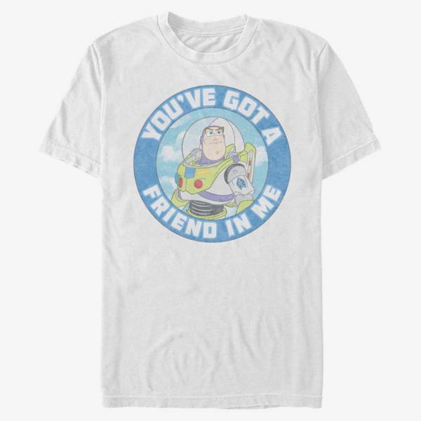 Tričko Merch Pixar Toy Story - Buzz Friend Unisex T-Shirt White S