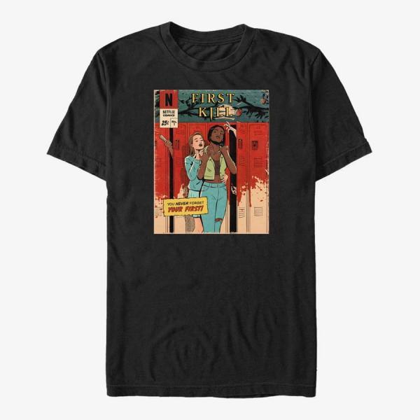 Queens Netflix First Kill - FK comic cover Unisex T-Shirt Black