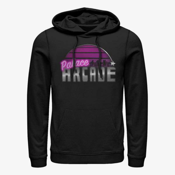 Mikina Merch Netflix Stranger Things - Retro Arcade Unisex Hoodie Black M