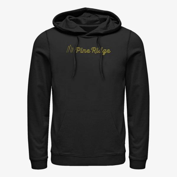 Queens Netflix The Adam Project - Pine Ridge Logo Unisex Hoodie Black