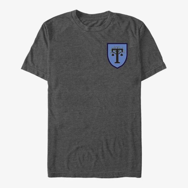 Queens Netflix Heartstopper - Truham Budding Tree Badge Unisex T-Shirt Dark Heather Grey