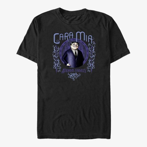 Tričko Merch MGM The Addams Family - Cara Mia Unisex T-Shirt Black M