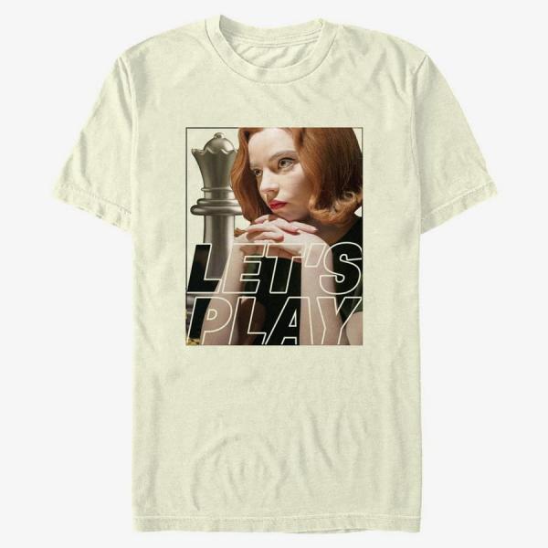 Queens Netflix The Queen's Gambit - Let's Play Unisex T-Shirt Natural