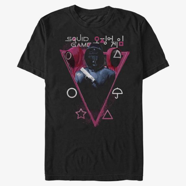 Tričko Merch Netflix Squid Game - Gamemaster Unisex T-Shirt Black S