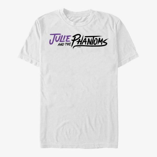 Tričko Merch Netflix Julie And The Phantoms - Horizontal Logo Unisex T-Shirt White XXXL