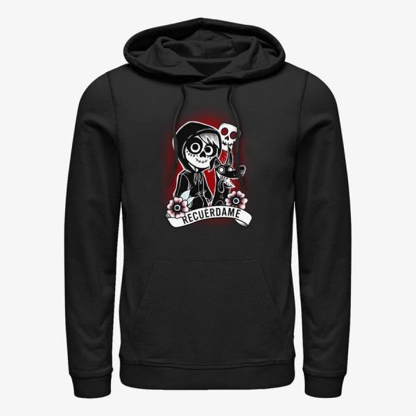 Queens Pixar Coco - Recuerdame Tattoo Unisex Hoodie Black