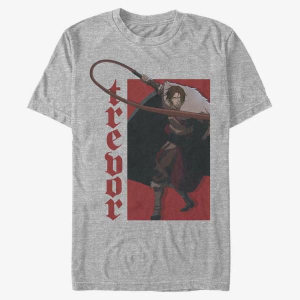 Queens Netflix Castlevania - Hero Trevor Unisex T-Shirt Heather Grey