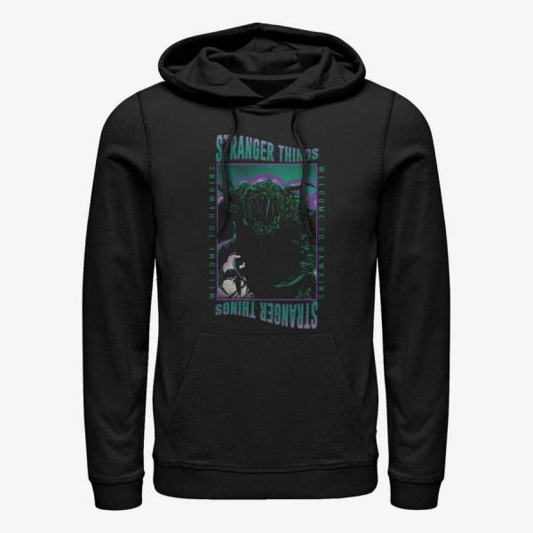 Mikina Merch Netflix Stranger Things - Monster Things Unisex Hoodie Black L